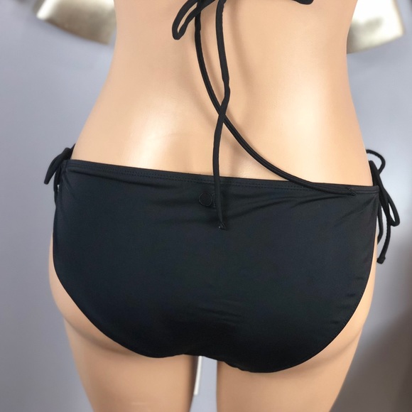 Black String Tie Bikini 👙 - Picture 4 of 8